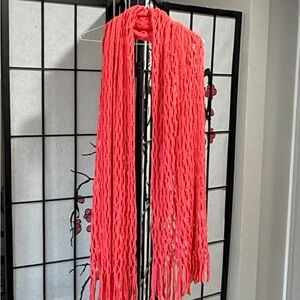 Elegant Coral Women's Scarf